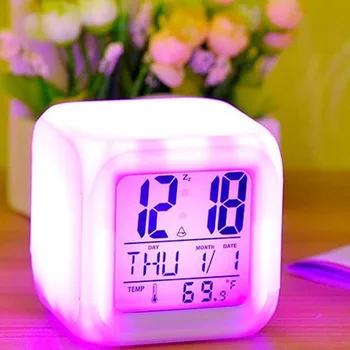 LED Digital Ceas cu Alarmă Ceas de Masa Electronice Ceasuri pentru Desktop Alimentat de la Baterie serviciu de Trezire Amânare Temperatura Funcția de Alarmă Pentru Acasă