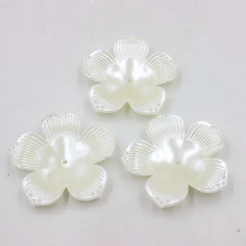 Transport gratuit 20buc Imitație Shell Flori Album Simulate Perla Margele de Cusut Butonul ștrasuri din Mărgele Material DIY Concluziile