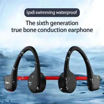 X6 Conducție Osoasă Căști Adevărat Wireless Nu In-ear Cască 16G Memorie rezistent la apa de Înot Casti MP3/ Modul Cască