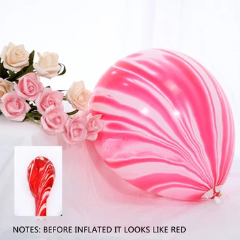 20buc Nori Roz Agat Balon Îngroșat Balon Latex Petrecere de Ziua de Decorare Fotografie elemente de Recuzită Romantică Cameră Balon de Culoare