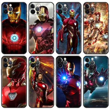 MARVEL Telefon Caz pentru iPhone 13 6.1 inch 12 Mini 11 XR Pro 7 X XS Max 6 6S 8 Plus 5 5S SE husă Moale Iron Man