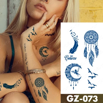Suc De Cerneală Tatuaje Body Art Durată Impermeabil Tatuaj Temporar Autocolant Stea Cu Șase Colțuri Tatuaj Braț Fals-O Singură Bucată Totem Tatuaj