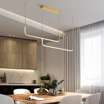 Modern, Simplu de CONDUS Candelabru Pentru Bucătărie, Sufragerie, Restaurant, Birou de BRICOLAJ Plafon Lampă de Pandantiv Negru Design Perdeaua de Lumină