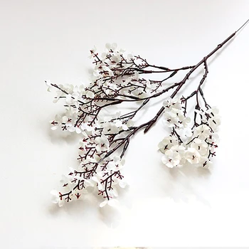 50cm Flori de Matase Flori de Cires Floare Artificială Fals Sakura Crengi Japonia Decor Prune DIY Masă Acasă Decor Nunta