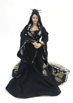 1/6 Scară de sex Feminin, Rochie Dans Costume Tradiționale Chineze Tang Costum Hanfu de 12 inch Figurine Model de Jucărie