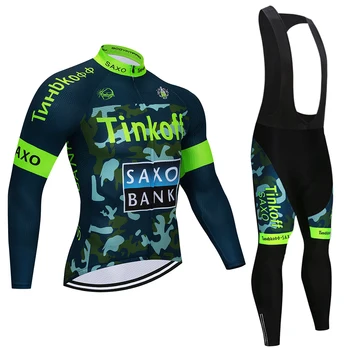 Tinkoff Bărbați Ciclism Jersey Set Ciclu Strava Uniformă Biciclete Haine 2021 Profesionale Bicicleta Cămașă Îmbrăcăminte Echipa Pro salopete pantaloni Scurți
