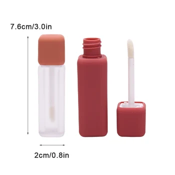 1 BUC Japonia Elegant Luciu de Buze Tuburi Goale Lipgloss Recipient ABS Reîncărcabile Lip Glaze Tub de Sticle pentru produse Cosmetice DIY-Balsam de Buze Tub