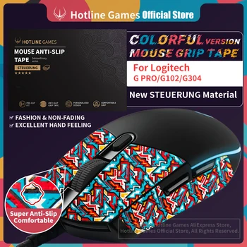 Hotline Jocuri Mouse Banda de Prindere pentru Logitech G203,G305,G102,G304,G Pro Gaming Mouse-ul Anti-alunecare Bandă [Culoare-Battel Foc]