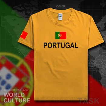 Portugalia barbati tricou de moda 2017 jersey națiunii portugheze echipa de bumbac t-shirt săli de fitness îmbrăcăminte teuri țara de pavilion PT