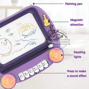 Montessori Jucarii Magnetice Tabla de Desen Tableta Birou Jucarii Pentru Copii de Copii de Călătorie Doodle Bord Jucarii pentru Fete Băieți 3 4 5 Ani
