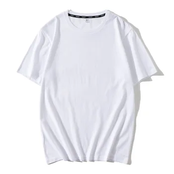 T-shirt de personalizare gât rotund din bumbac cu mânecă scurtă t-shirt