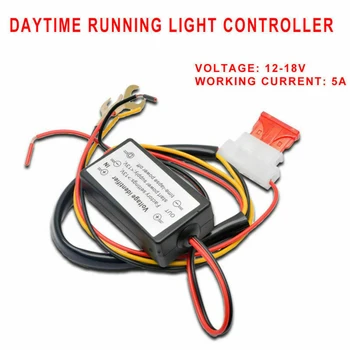Bec Cablajului Releului On/Off Controller Comutator DRL 12V Masina de Zi cu LED-uri Lampă de Lumină Multi-Funcția de LED-uri de zi cu Zi Pentru a Lumina Dimmer