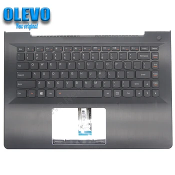 Zona de sprijin pentru mâini Cazul de Sus Cu NOI limba engleză Tastatură cu iluminare din spate pentru Lenovo S41-70 -75 -35 U41-70 Ideapad 500-14ISK 300S-14ISK 5CB0J33245