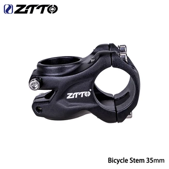 ZTTO MTB Biciclete Rutier Scurt Stem 0 Grade Coloană 35mm Diametru 31.8 mm Usoare Negru SUNT Biciclete de Downhill Scurt de Înaltă Rezistență Stem
