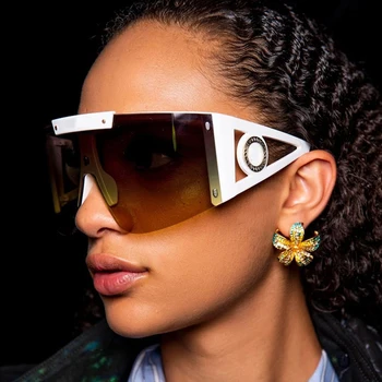 2021 nou de sex masculin doamnelor modă în Europa și America de mare ochelari de soare UV400 protecție împotriva vântului cutie cu nisip conectat ochelari de soare