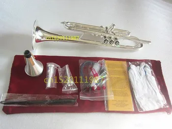 Trompeta de Brand nou de Înaltă calitate Trompeta LT180S - 43 argint Placat cu instrumente Muzicale Super performanta Profesionala Gratuit shippin
