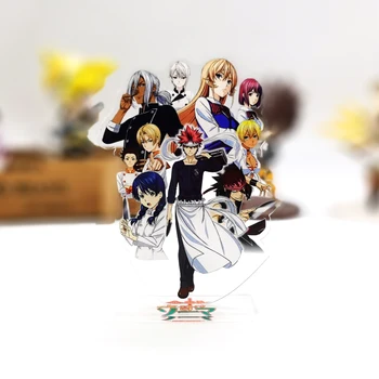 Alimente Războaie Shokugeki no Soma Yukihira Souma Nakiri Erina Megumi anime acrilice standee figurine decor birou tort fân