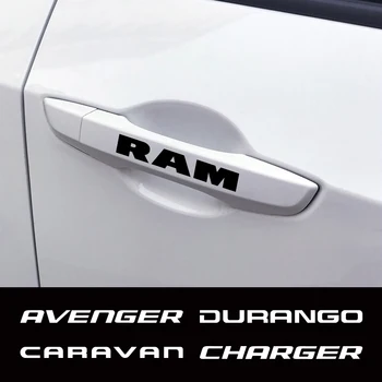 4BUC Mânerul Ușii Mașinii Autocolante Pentru Dodge AVENGER CALIBRU CARAVANA CHALLENGER ÎNCĂRCĂTOR DART DURANGO CĂLĂTORIE NITRO RAM Accesorii