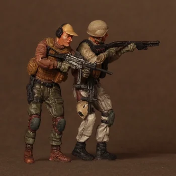 1/35 Rășină Model Figura GK, temă Militară ，Neasamblate și nevopsite kit