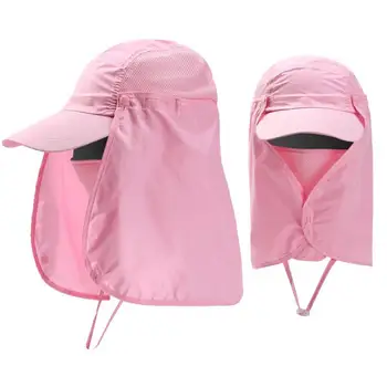 Unisex Impermeabile Protectie UV Respirabil Șapcă de Baseball Capac cu Fata Gat Lambou în aer liber, turism, ciclism, pescuit palarie de soare