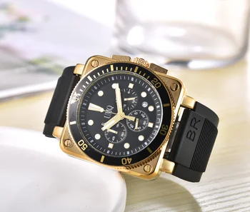 2021 noi UMQ Cuarț ceas pentru bărbați BR bell ceas din oțel inoxidabil ross ceasuri ceasuri de lux, ceasuri militare