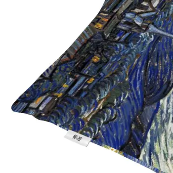 Noapte înstelată panza Vincent van Gogh folie Decorativ imprimat Pernă în aer liber Perna Perna lombara Pernă Acoperă