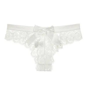 QYJSD 2021 Lenjerie pentru Femei T-spate Sexy Dantelă Transparentă Chilotei Femei Drăguț Curea de sex Feminin fără Sudură G String cadou de Ziua de nastere
