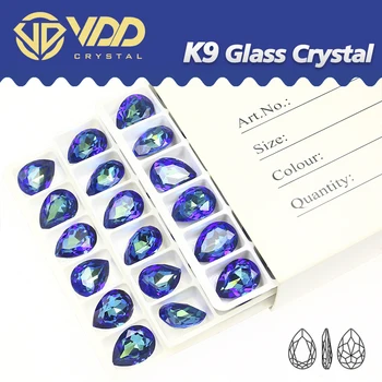 VDD 20buc Picătură K9 Sticlă AAAAA Top, Calitate de Lux Pietre Punct Înapoi Strass Crystal Îmbrăcăminte Haine de Artizanat Bijuterii Accesorii