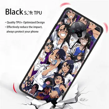 Nagatoro San Anime Telefon Caz Pentru Xiaomi Mi Poco X3 NFC M3 Pro F3 Nota 10 Lite 11 Ultra 10T Pro 5G 9T Silicon Moale Capac Negru