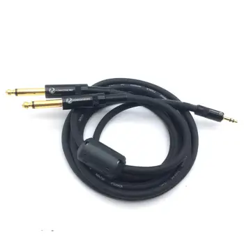Thouliess 3.5 mm Stereo pentru Dual 6,35 mm Mono Cablu Audio de 3,5 mm la 2x 6,5 mm OFC Cablu Adaptor