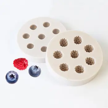 3D Zmeura Afine Forma de Silicon Mucegai de Luare de Patiserie de Ciocolata Desert Mucegai Tort de Decorare de Copt Instrumente de Bucătărie Bakeware