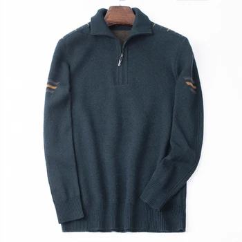 2021 Personalizate barbati pulover regular maneca lunga personaliza publicitatea pulover A744 pulover guler deschis