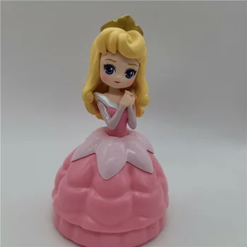 Bandai Printesa Serie Drăguț Posket Tinker Bell Frumusete de Dormit din PVC Figura Model de Jucărie Reale Păpuși de Colectie Cadouri