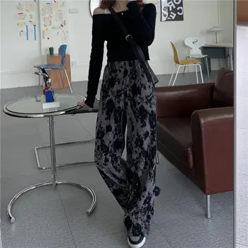Femei de Mari Dimensiuni Pantaloni S-3XL Tie Dye Liber Harajuku Designer Colector Respirabil Colorate Adolescenții Renunță Pantaloni Trendy Casual