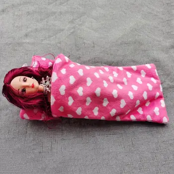 Iarna Cald sac de dormit pentru Barbie blyth kurhn Papusa Printesa accesorii 1/6 BJD Papusi Casa pansament fată Cadou jucărie