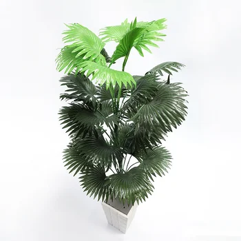 90cm 39 Capete Mari Artificiale, Plante Tropicale de Palmieri Ramură de Copac de Mătase persană Frunze de Fals Frunze de nucă de Cocos Pentru Biroul de Acasă Decoraion