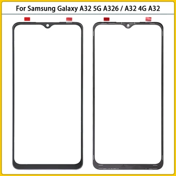 10BUC Nou Pentru Samsung Galaxy A32 4G A325 / A32 5G A326 Ecran Tactil LCD Frontal Exterior Panou de Sticlă A32 Atingeți Sticla OCA Înlocui