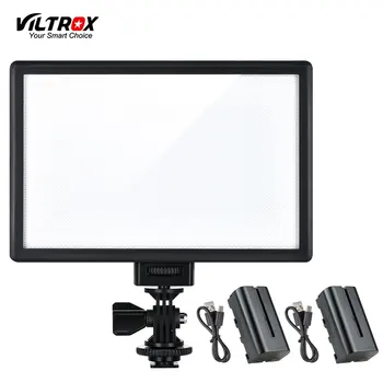 Viltrox L116T Video cu LED-uri Lumina Bi-Color Estompat Slim DSLR Portabil Selfie Lumina Kit cu Baterie pentru Camera foto Facebook YouTube Sho