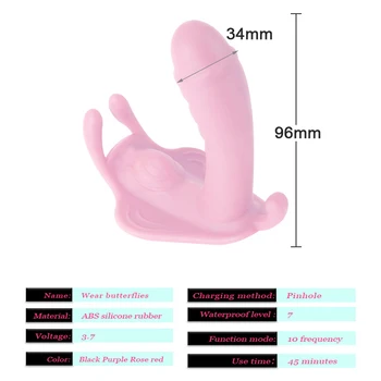 App de Control de la Distanță Chilotei Vibrator Fluture Feminin Vibratoare Pentru Femei Bluetooth Jucarii Sexuale pentru Femei Vagine Orgasm Masturbare