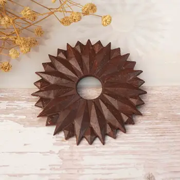 DIY Zig-zag Marginea Cercului de Ciocolata Tort Ciufulit Rotund Forma de floarea-soarelui Ciocolata Stencil Decorare Mucegai Silicon Chablon