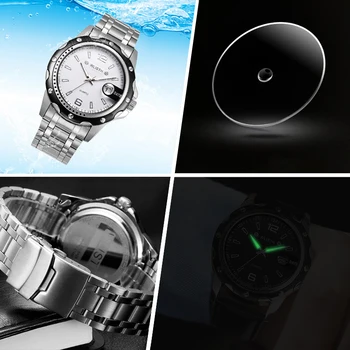 2021 Top Brand de Moda de Lux Ceas Diver Bărbați 30ATM Impermeabil Data Ceas Ceasuri Sport Barbati Cuarț Ceas de mână mai buni relogio