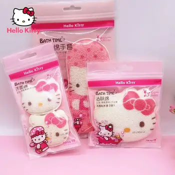 Hello Kitty Spălat Fața de Desene animate Drăguț Copii Creative de Baie pentru Scăldat Mănuși Moi si Usoare