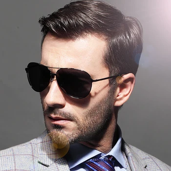 2018 bărbați ochelari de soare polarizati oglinda retro designer de brand de moda de epocă de înaltă calitate ochelari de soare de conducere #8009
