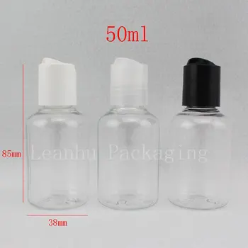 En-gros de 50ml Goale de Plastic Transparent Lotiune Sticla PET Medicament Lichid Containere,din Plastic transparent PET Sticle de Cosmetice