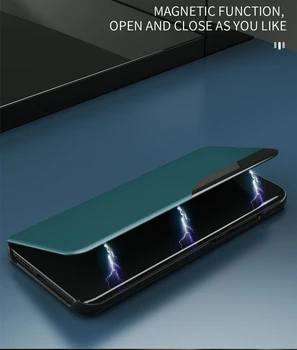 Piele Magnetic Smart case pentru Samsung Galaxy S20 S21 FE NOTE20 Ultra A31 A51 A71 A12 A32 A52 A53 A72 A50 A70 Sta Capacul Telefonului