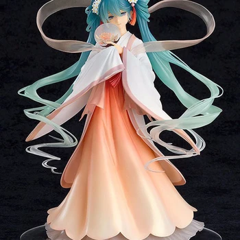 Noul Anime, Hatsune Miku Harvest Moon Ver Pvc Acțiune Figura de Colecție Model 22cm Fete de Acțiune Figura Jucarii Cadou Pentru Copii