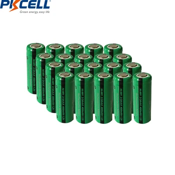 20buc 2/3AAA 1.2 V NiMH Baterii 400mAh Ni-Mh Acumulator Plat de Top PKCELL pentru iluminat Solar interfon Wireless mouse-ul