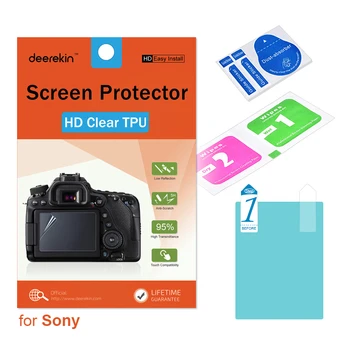 Deerekin HD Soft TPU Screen Protector pentru Sony Cyber-shot DSC-HX400V DSC-HX300V HX400V HX400 HX350 HX300 aparat de Fotografiat Digital