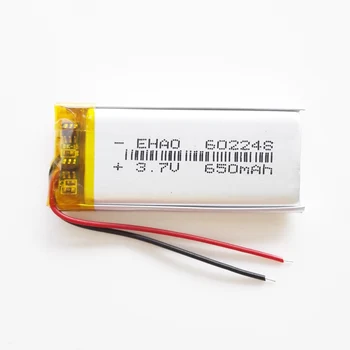 602248 3.7 V 650mAh baterie Litiu-Polimer LiPo baterie Reîncărcabilă Pentru Mp3 GPS Vedio Joc 6*22*48mm smart band