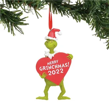 Anul Nou Grinch Ornamente De Crăciun, Pom De Crăciun Decoratiuni Creative Decoratiuni Din Lemn, Accesorii Decoratiuni De Craciun 2021